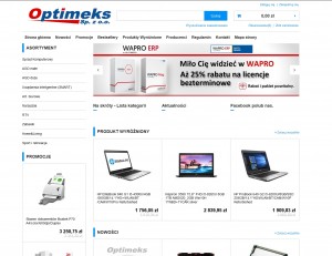 Optimeks - Sklep komputerowy