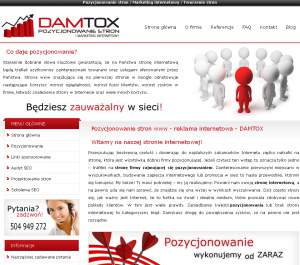 Pozycjonowanie - Damtox