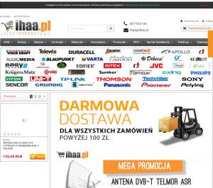 Elektroniczny sklep internetowy - ihaa.pl