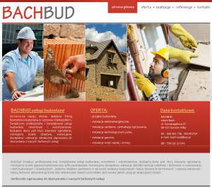 Bachbud - usługi budowlane