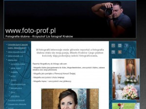 www.foto-prof.pl -  Krzysztof Lis fotograf Kraków