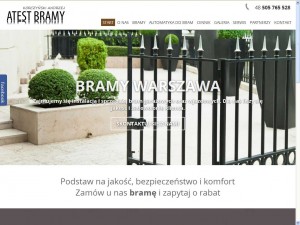 Atest-bramy.pl - Automatyka i siłowniki do bram Warszawa
