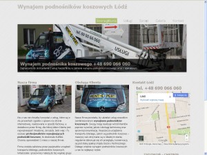 Podnosnik24.net - Usługi podnośnikiem koszowym Łódź