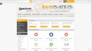 Sklep.gampate.pl - oficjalny dystrybutor filamentów PLA, ABS, Rubber Spectrum Filaments