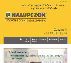 Halupczok.com.pl - Drzwi drewniane Halupczok