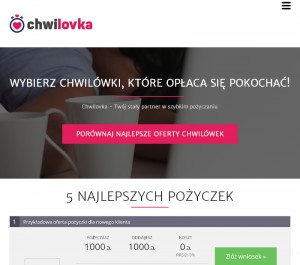 Chwilówki - porównywarka Chwilovka.pl