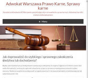 Adwokat prawo karne Warszawa - sprawy-karne.warszawa.pl
