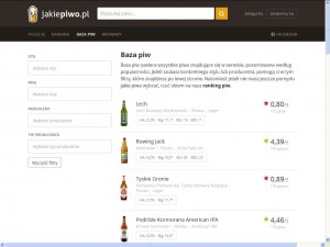 Jakiepiwo.pl - Ranking piw