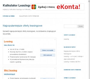 lizing - kalkulatorleasingowy.pl