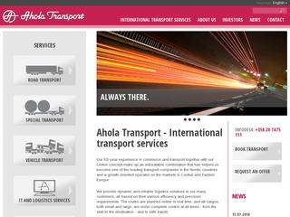 Aholatransport.com - Ahola Transport - Transport Finlandia - Polska
