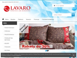 Sklep z pościelą w dobrej cenie - Lavaro.pl