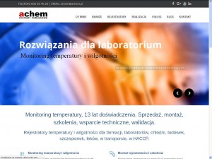 Achem - monitoring temperatury i wilgotności