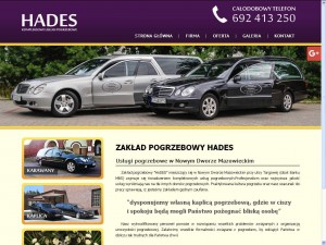 HADES - organizacja pogrzebu Nowy Dwór Mazowiecki