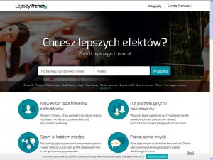 Lepszytrener.pl - Wyszukiwarka trenerów personalnych