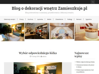Blog o dekoracji wnętrz - zamieszkuje.pl