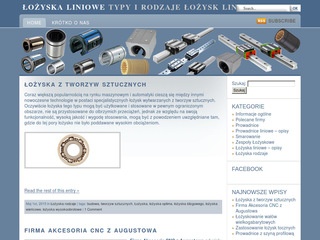 Lozyska-liniowe.com.pl - zastosowanie łożysk
