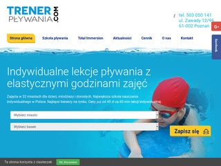 Indywidualna nauka pływania - TrenerPływania.com