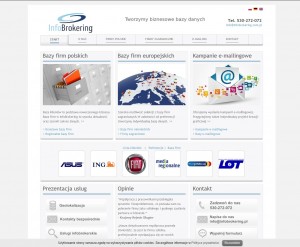 Infobrokering.com.pl -Biznesowe bazy danych firm na miarę