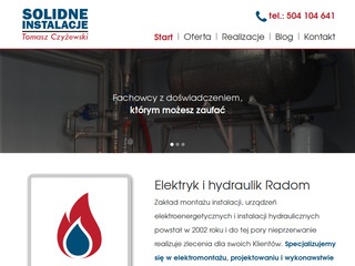 Elektryk szydłowiec - solidneinstalacje.pl