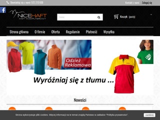 Odzież reklamowa z haftem komputerowym - nice-haft.sklep.pl
