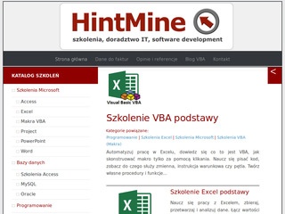 Hintmine.com - Szkolenia VBA Bydgoszcz