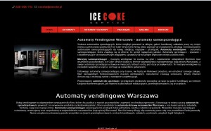 Icecoke.pl - Automaty sprzedające Warszawa