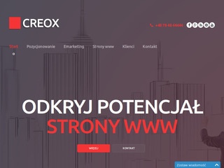 Nowoczesna strona - creox.pl