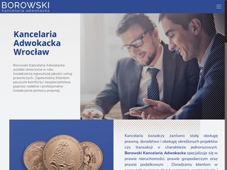Adwokat Wrocław - kancelaria-borowski.pl