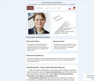 Agnieszka Kamińska - tłumacz jezyka niemieckiego Warszawa