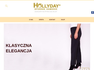 Eleganckie spodnie damskie - hollyday.pl