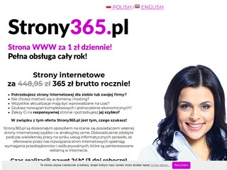 Tanie strony www - strony365.pl