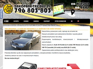 Przewóz osób Zakopane | zakopane-taxibus.pl