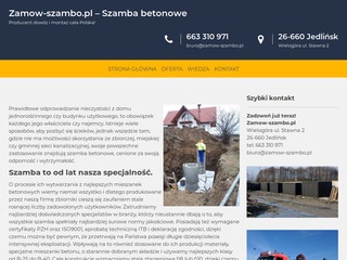 Producent szamb betonowych | zamow-szambo.pl