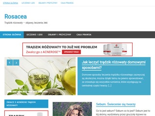 Rosacea.net.pl to domowe sposoby na trądzik różowaty!