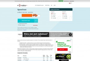 Predkosc.pl - Prędkość internetu - speed test