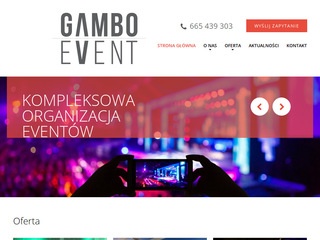 Organizacja imprez - gambo-event.pl/