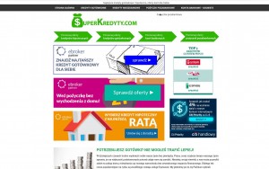 SuperKredyty.com - Kredyty gotówkowe, pożyczki bez wychodzenia z domu, konta osobiste