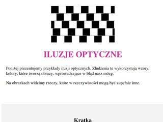 Iluzje - iluzje-optyczne.pl