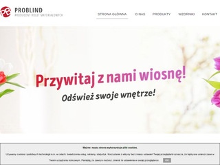 Rolety materiałowe na wymiar - problind.pl