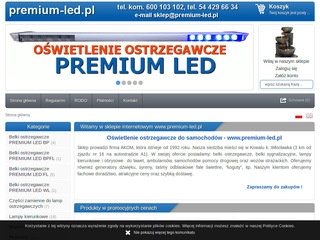 Belki ostrzegawcze - Premium LED