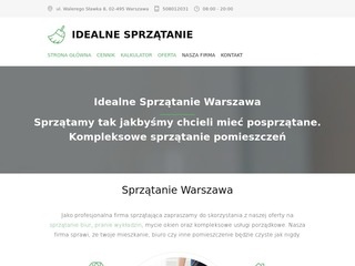 Usługi sprzątające - idealnesprzatanie.pl