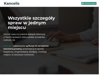 Oprogramowanie dla kancelarii - kancelis.pl