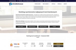 ekontabankowe.pl - Porównywarka kont osobistych