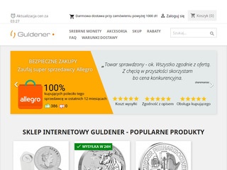 Moneta bulionowa - Guldener.pl