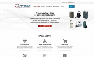 Sklep medyczny PATRONUS. Sprzęt medyczny i rehabilitacyjny - wypożyczalnia