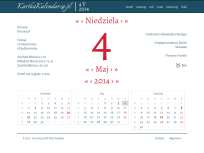KartkaKalendarza - Kalendarz ze świętami