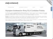 ELA Container Polska - Kontener magazynowy