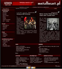metalheart.pl - vortal muzyki metalowej