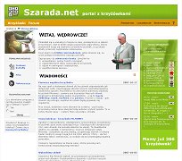 Portal z krzyżówkami Szarada.net