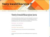 Testykwalifikacyjne.pl - Testy kwalifikacyjne Java